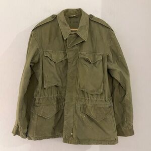 Vintage WWII US Army M-1943 Field Jacket M43 Olive Drab 34S
